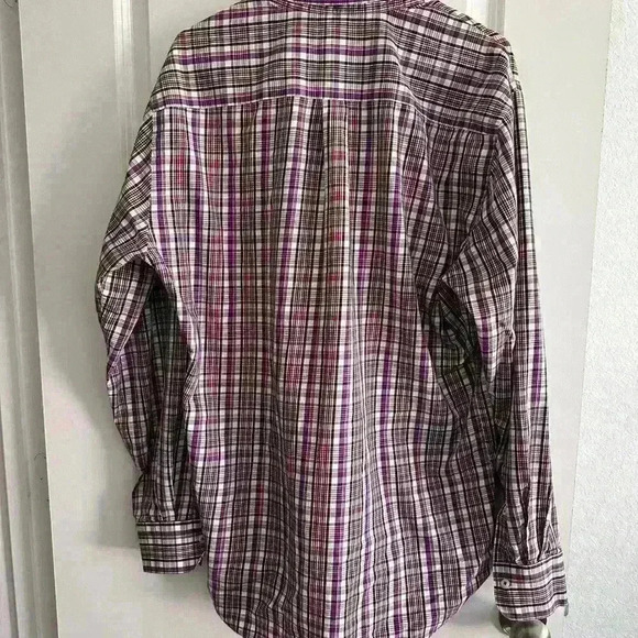 Peter Millar Purple Button Down -Size Large 100% Cotton - Picture 2 of 4